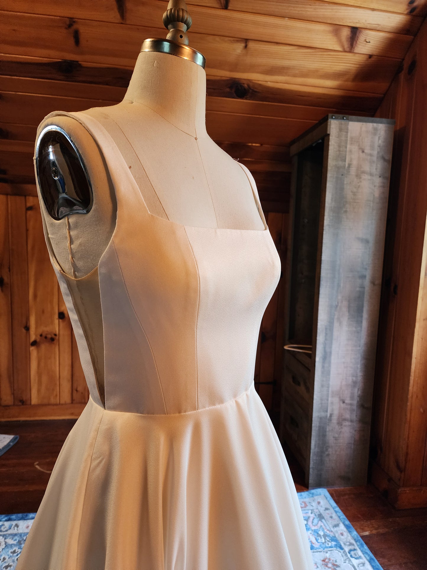 Custom bridal gown