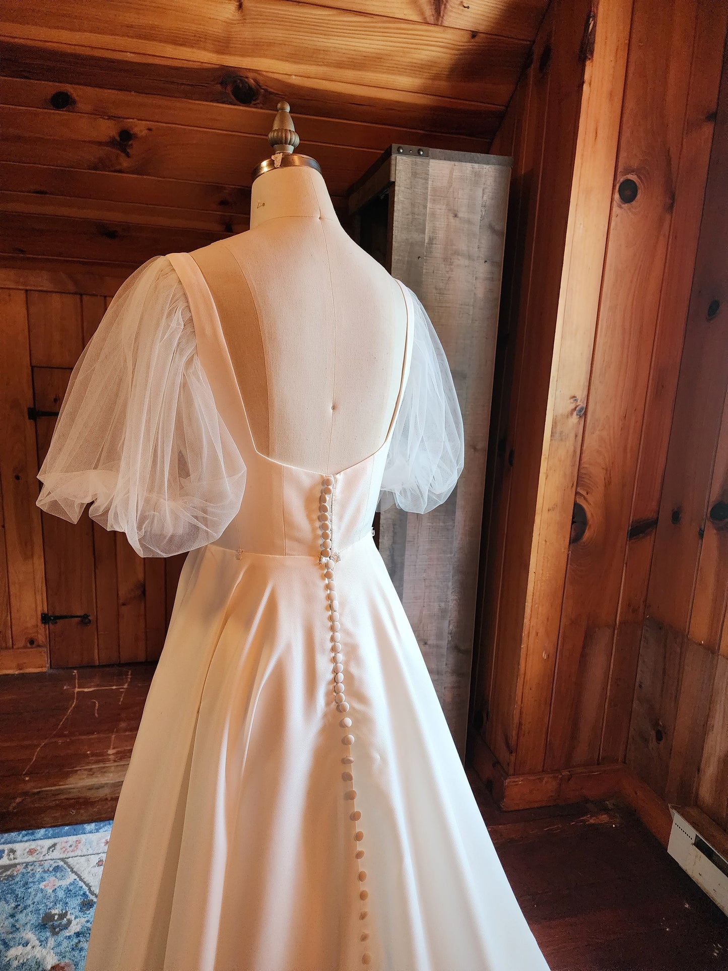 Custom bridal gown