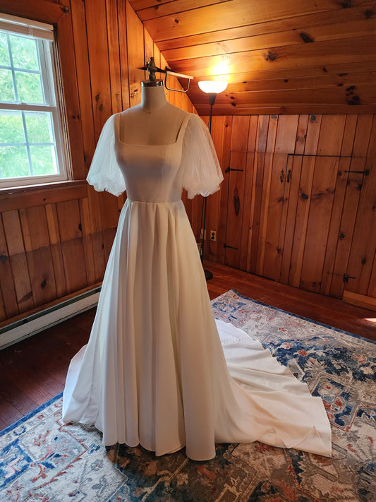 Custom bridal gown