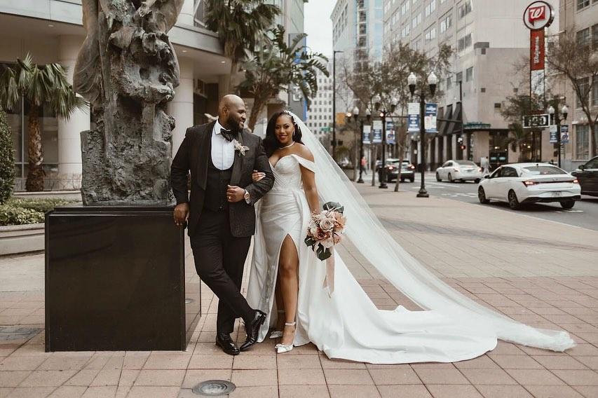 Custom bridal gown