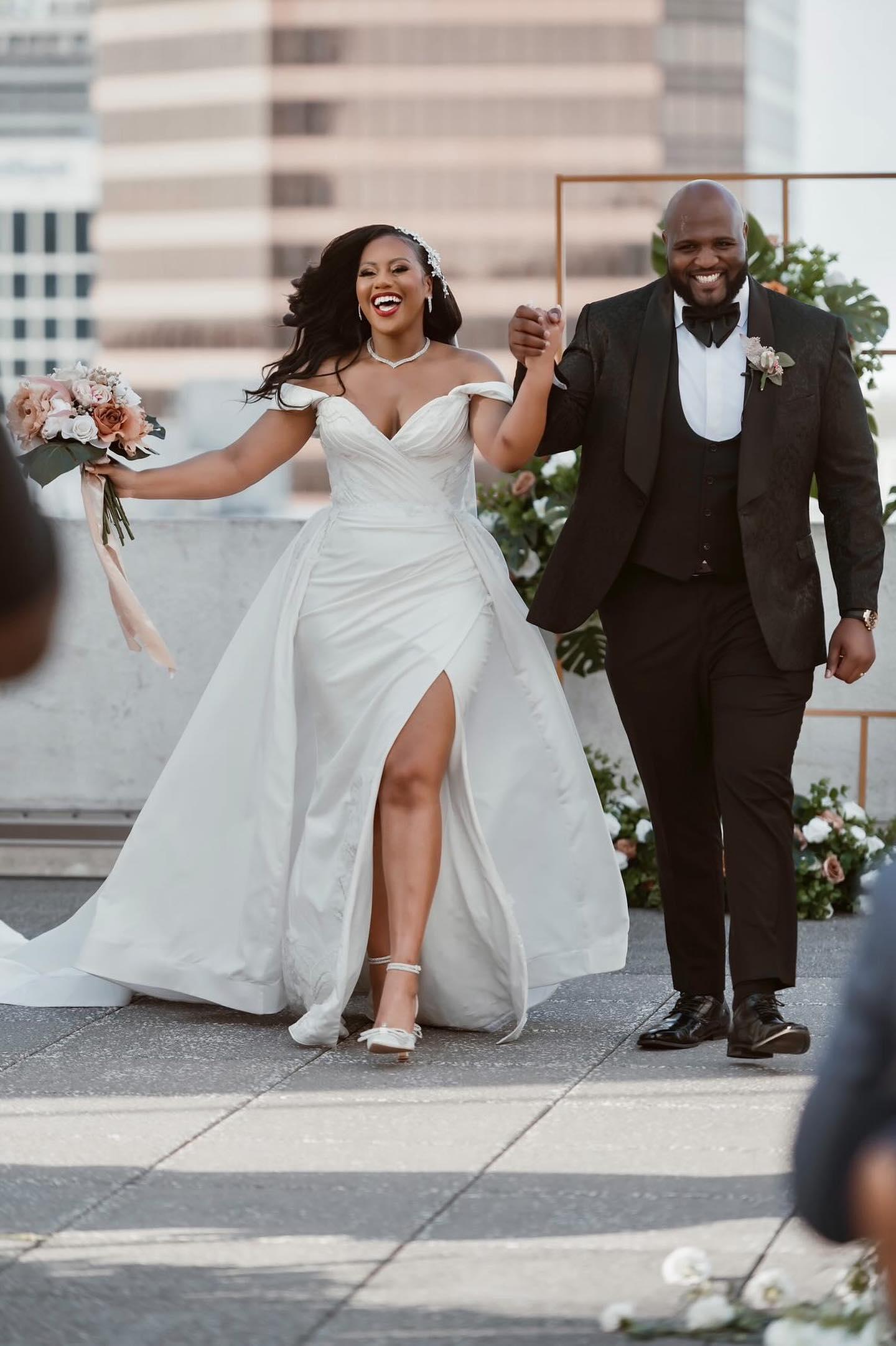 Custom bridal gown