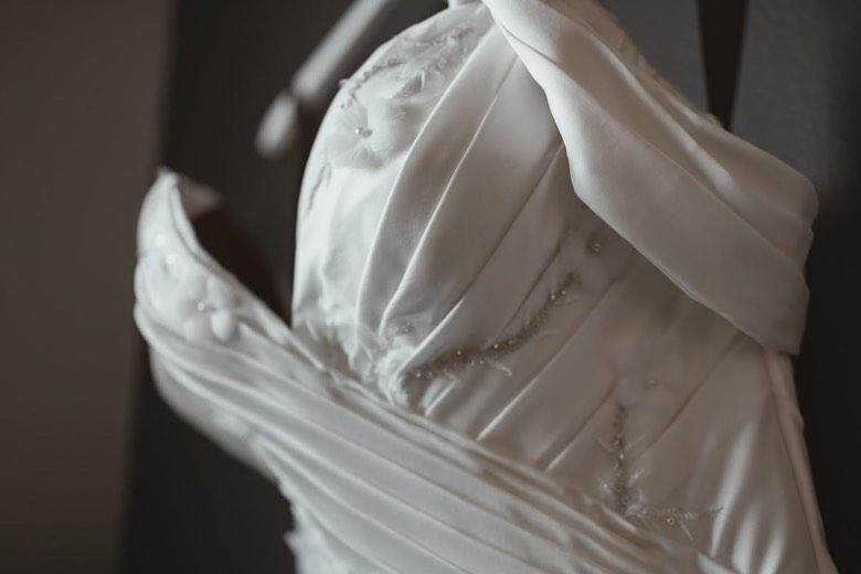 Custom bridal gown