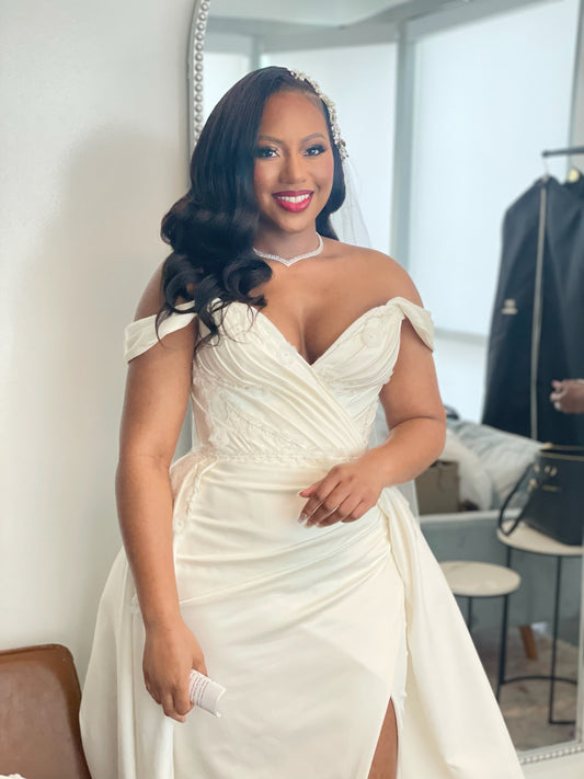 Custom bridal gown