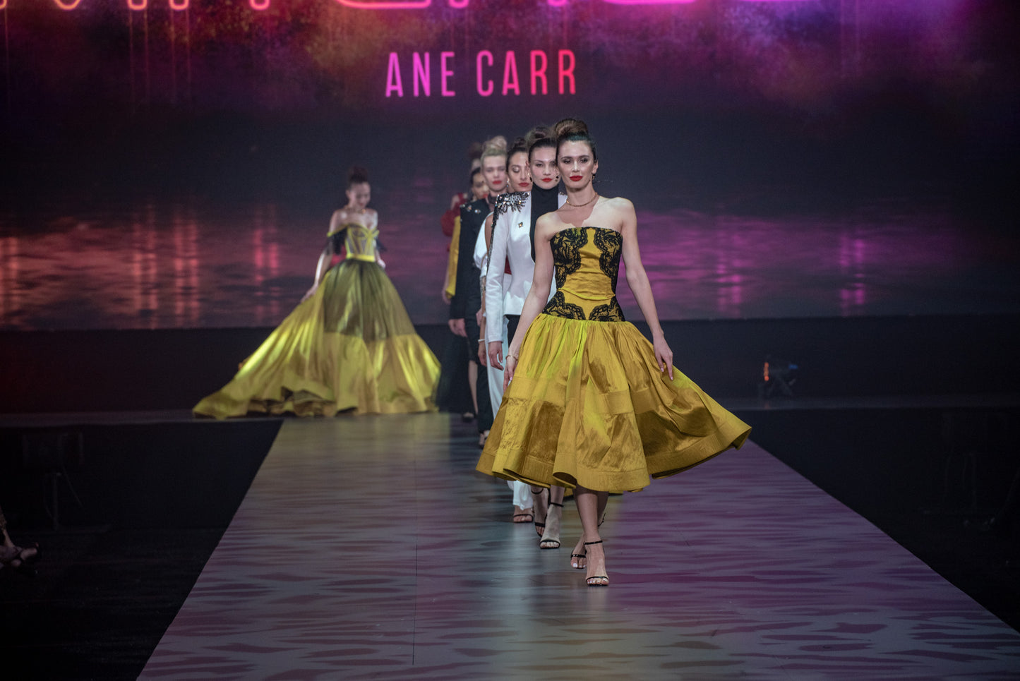 Tea length party dress