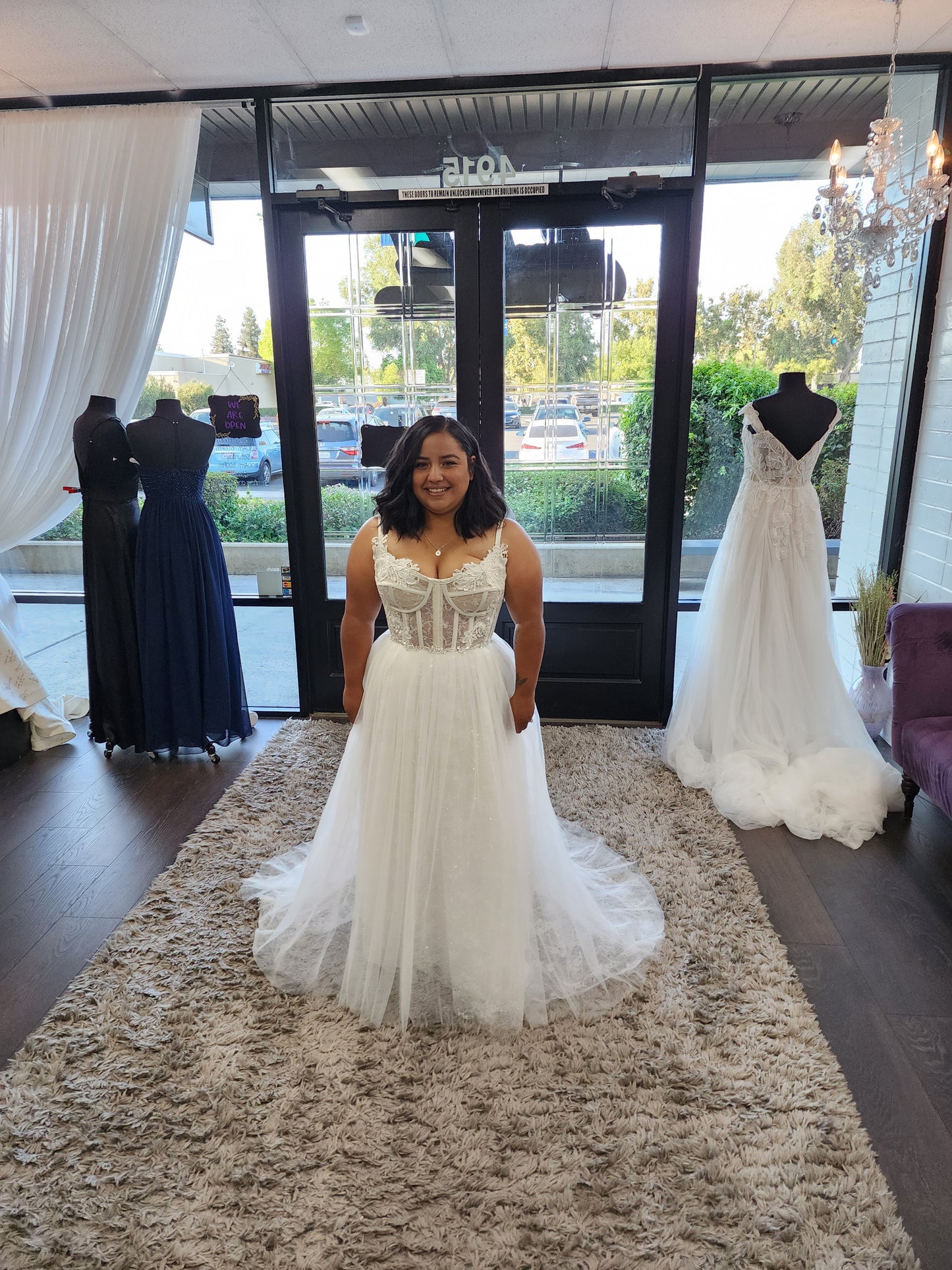 Custom bridal gown
