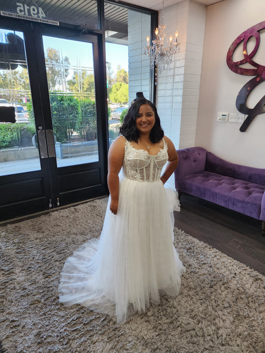 Custom bridal gown