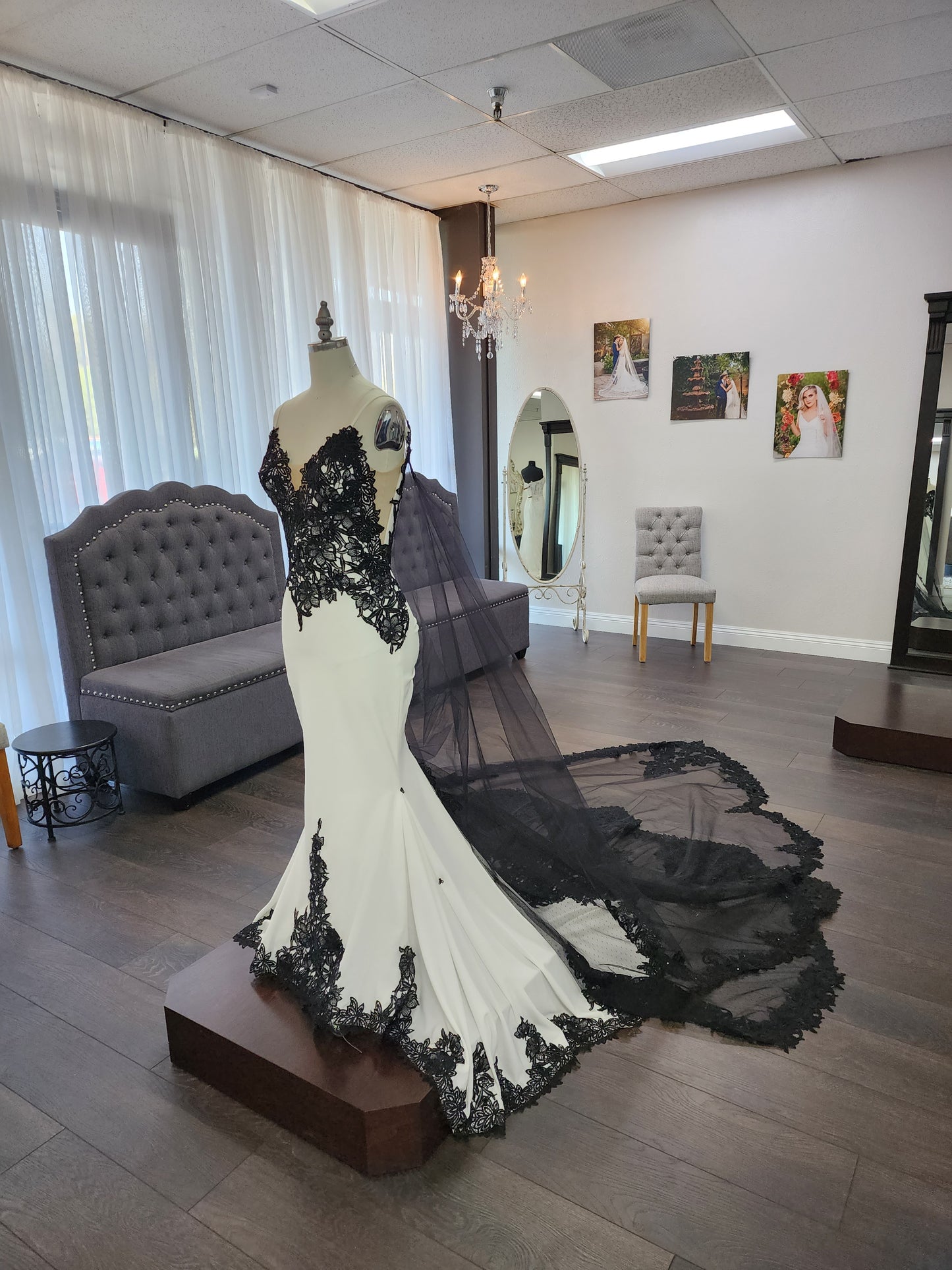 Custom bridal gown