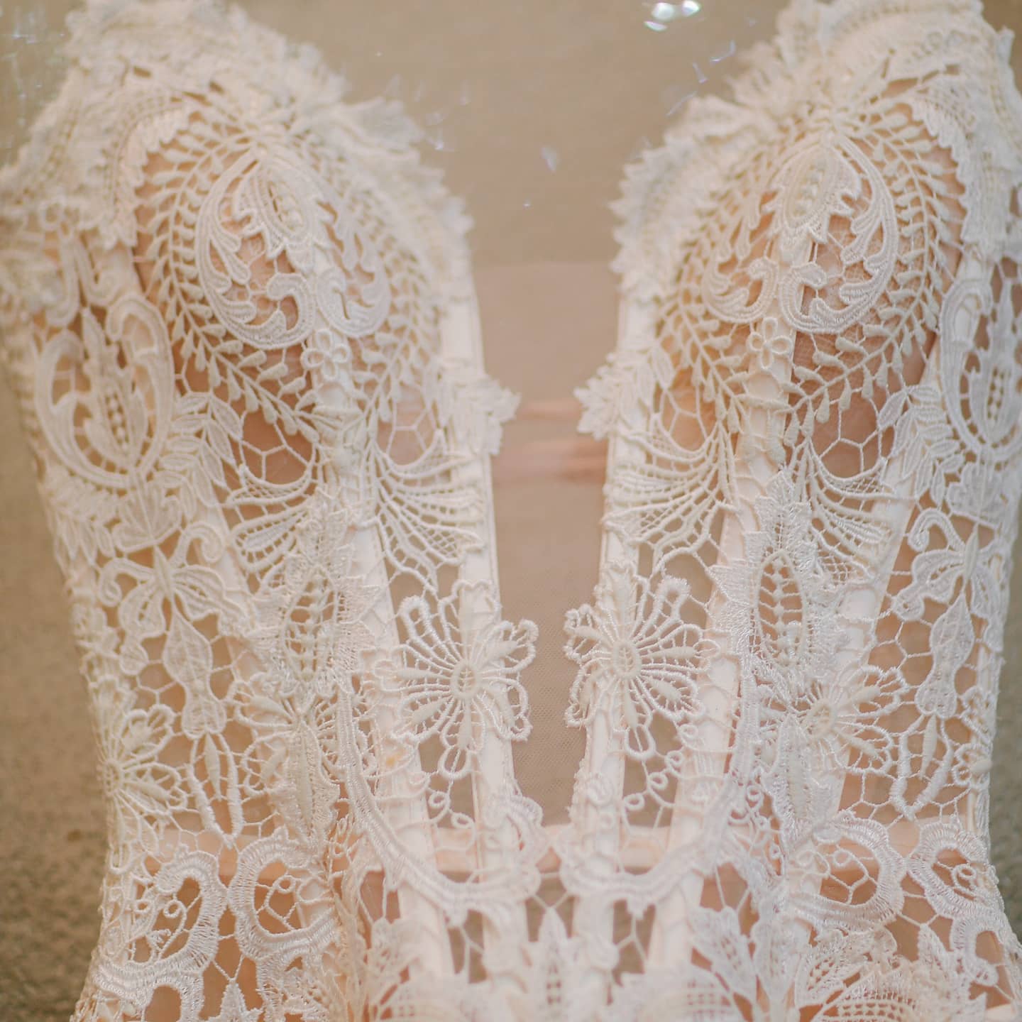 Custom bridal gown