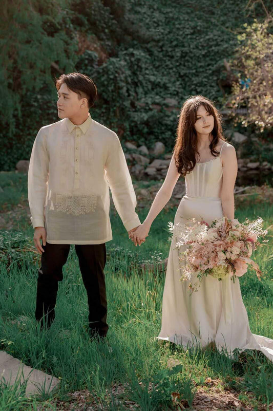 Custom bridal gown