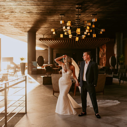 Custom bridal gown